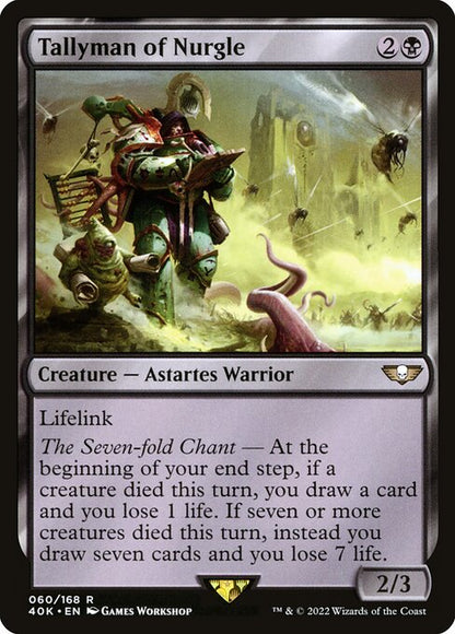 Tallyman of Nurgle // Warhammer 40,000 Commander // 40K 60
