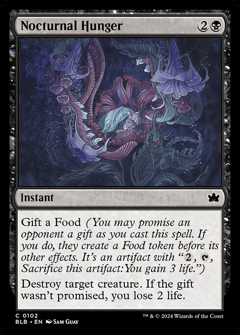 Nocturnal Hunger // Bloomburrow // BLB 102