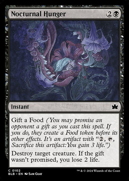 Nocturnal Hunger // Bloomburrow // BLB 102