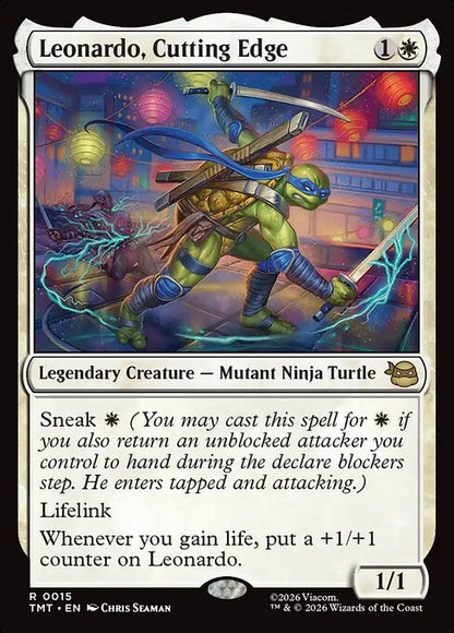 Leonardo, Cutting Edge // Teenage Mutant Ninja Turtles // TMT 15