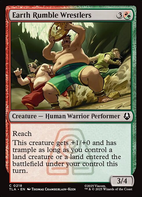 Earth Rumble Wrestlers // Avatar: The Last Airbender // TLA 218