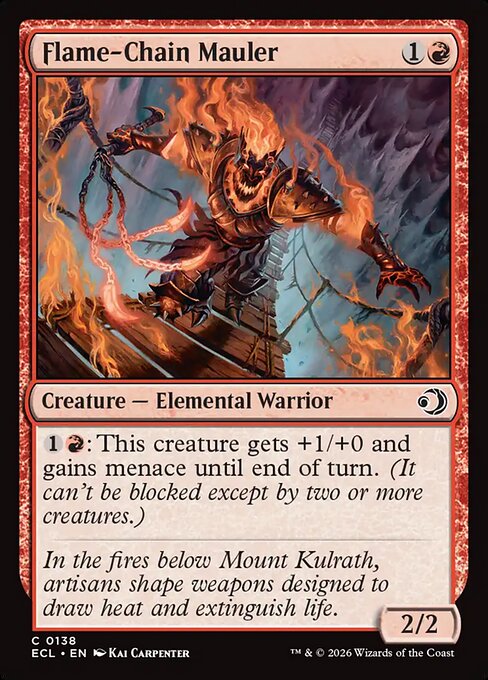 Flame-Chain Mauler // Lorwyn Eclipsed // ECL 138