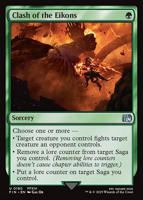 Clash of the Eikons // Final Fantasy // FIN 180