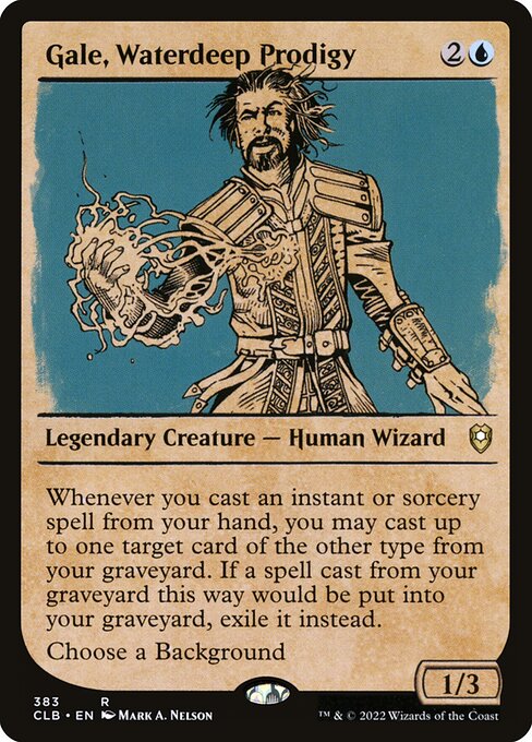 Gale, Waterdeep Prodigy // Commander Legends: Battle for Baldur's Gate // CLB 383