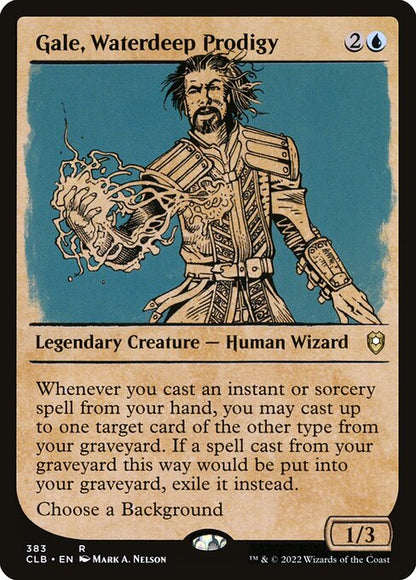 Gale, Waterdeep Prodigy // Commander Legends: Battle for Baldur's Gate // CLB 383
