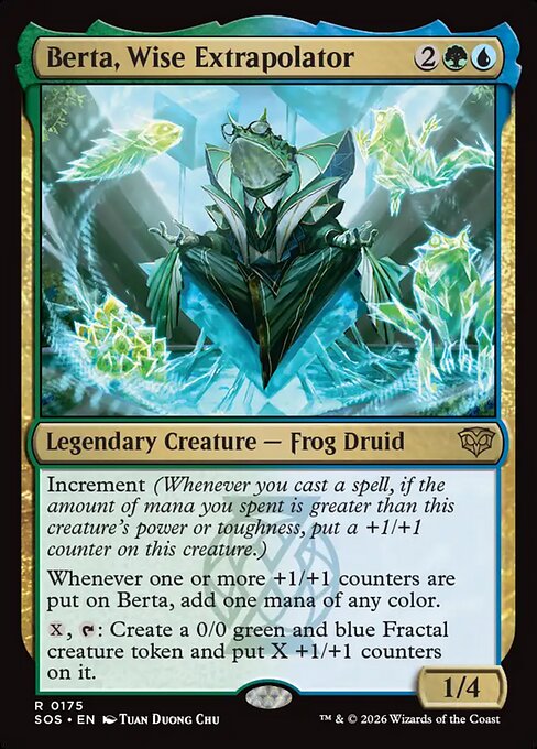 Berta, Wise Extrapolator // Secrets of Strixhaven // SOS 175