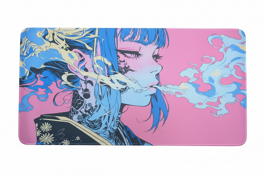 Cyberpunk Anime Pink Playmat 60x30cm