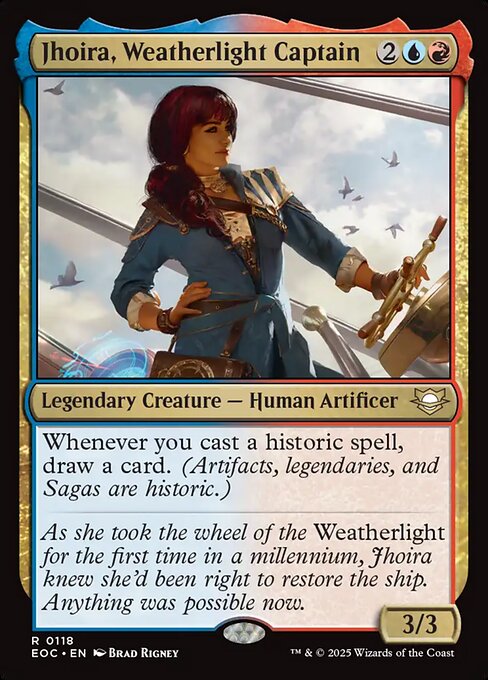 Jhoira, Weatherlight Captain // Edge of Eternities Commander // EOC 118