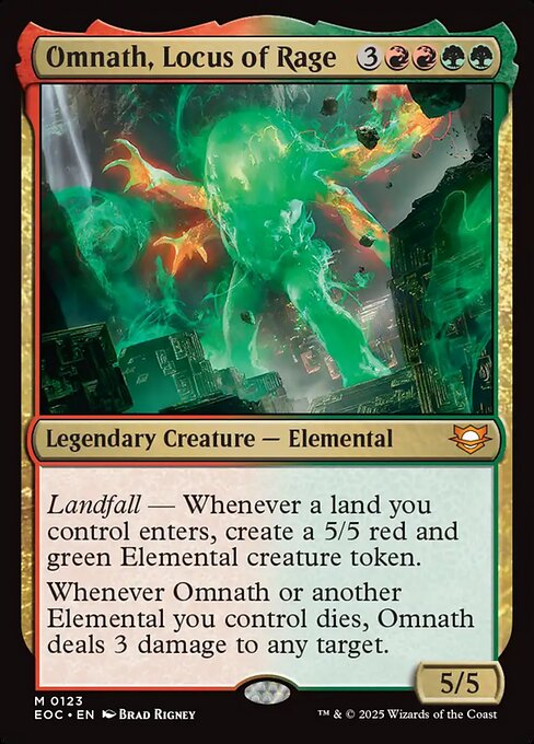 Omnath, Locus of Rage // Edge of Eternities Commander // EOC 123