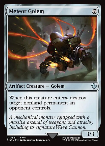 Meteor Golem // Final Fantasy Commander // FIC 351