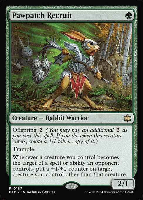 Pawpatch Recruit // Bloomburrow // BLB 187