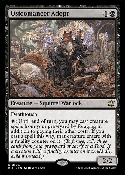 Osteomancer Adept // Bloomburrow // BLB 103