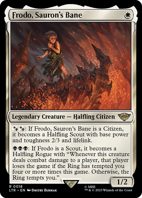 Frodo, Sauron's Bane // The Lord of the Rings: Tales of Middle-earth // LTR 18