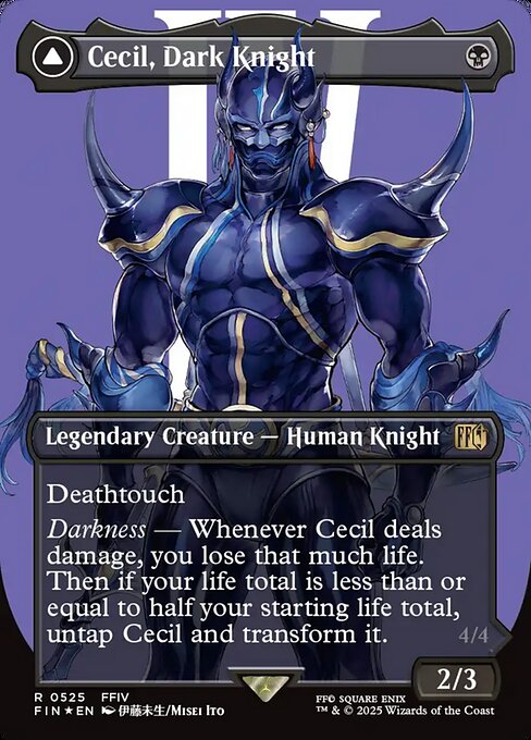 Cecil, Dark Knight // Cecil, Redeemed Paladin // Final Fantasy // FIN 525