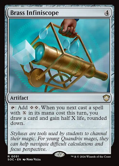 Brass Infiniscope // Secrets of Strixhaven Commander // SOC 51