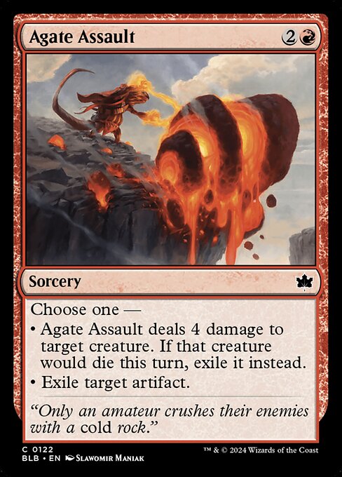 Agate Assault // Bloomburrow // BLB 122