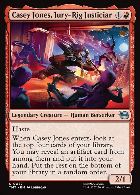 Casey Jones, Jury-Rig Justiciar // Teenage Mutant Ninja Turtles // TMT 87