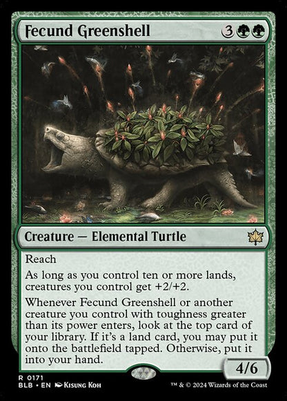 Fecund Greenshell // Bloomburrow // BLB 171