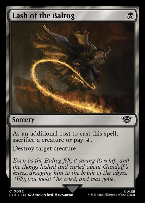 Lash of the Balrog // The Lord of the Rings: Tales of Middle-earth // LTR 92