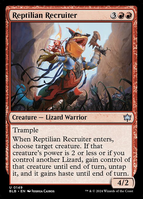 Reptilian Recruiter // Bloomburrow // BLB 149