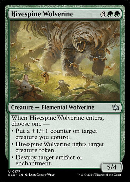 Hivespine Wolverine // Bloomburrow // BLB 177