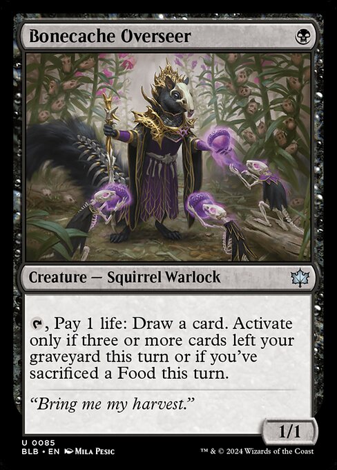 Bonecache Overseer // Bloomburrow // BLB 85