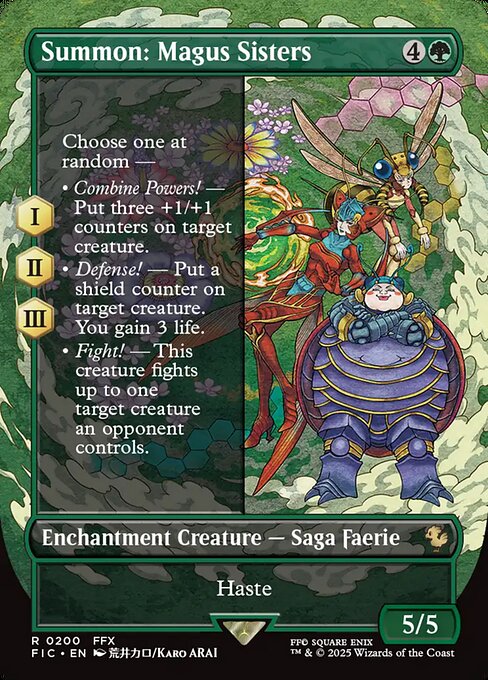 Summon: Magus Sisters // Final Fantasy Commander // FIC 200