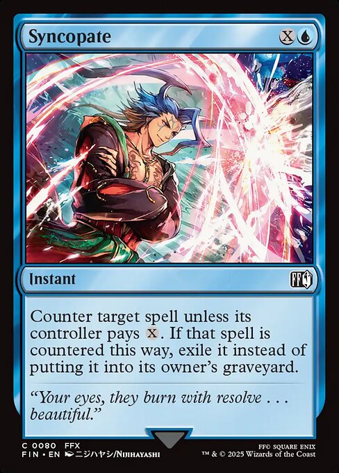 Syncopate // Final Fantasy // FIN 80