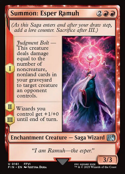 Summon: Esper Ramuh // Final Fantasy // FIN 161