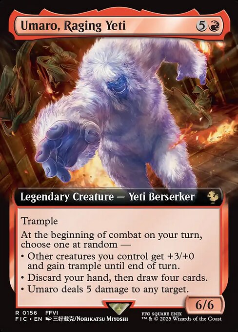 Umaro, Raging Yeti // Final Fantasy Commander // FIC 156