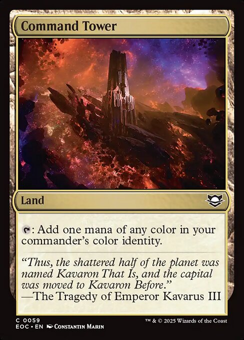 Command Tower // Edge of Eternities Commander // EOC 59