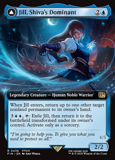 Jill, Shiva's Dominant // Shiva, Warden of Ice // Final Fantasy // FIN 438