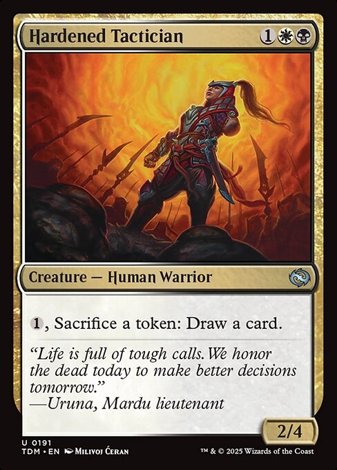 Hardened Tactician // Tarkir: Dragonstorm // TDM 191