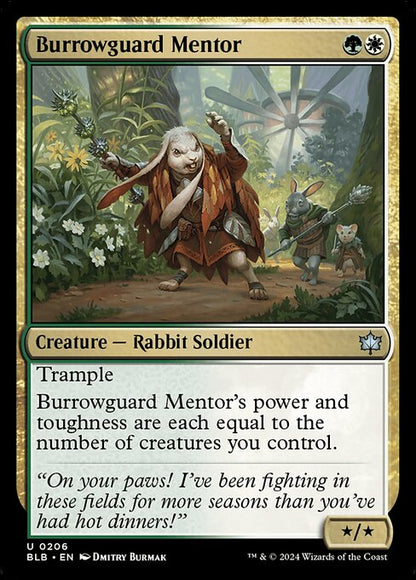 Burrowguard Mentor // Bloomburrow // BLB 206