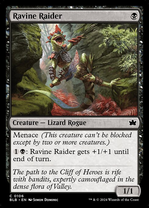 Ravine Raider // Bloomburrow // BLB 106