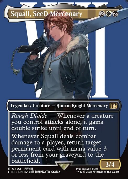 Squall, SeeD Mercenary // Final Fantasy // FIN 402
