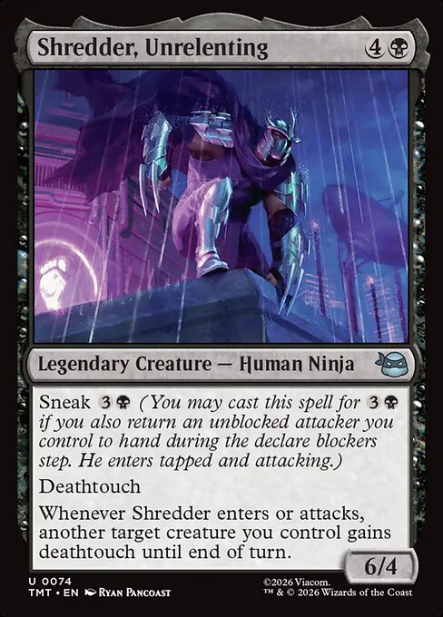 Shredder, Unrelenting // Teenage Mutant Ninja Turtles // TMT 74