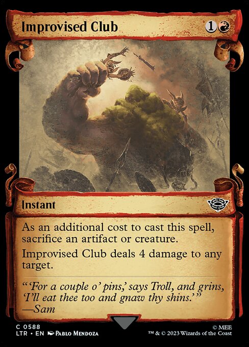 Improvised Club // The Lord of the Rings: Tales of Middle-earth // LTR 588