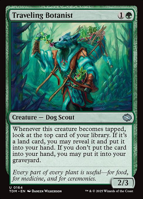 Traveling Botanist // MTG // TDM 164