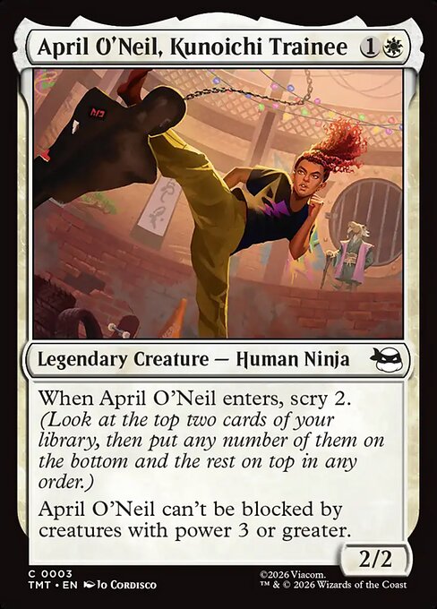April O'Neil, Kunoichi Trainee // MTG // TMT 3