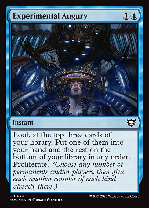 Experimental Augury // Edge of Eternities Commander // EOC 73