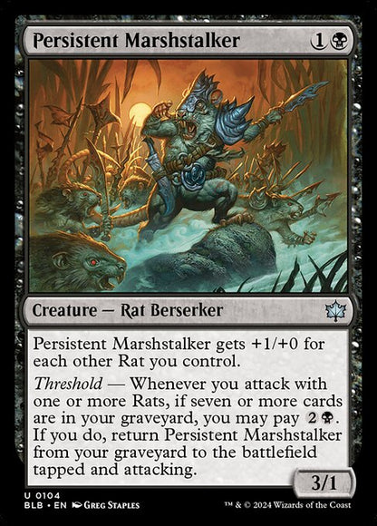 Persistent Marshstalker // Bloomburrow // BLB 104