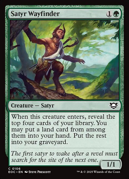 Satyr Wayfinder // Edge of Eternities Commander // EOC 106