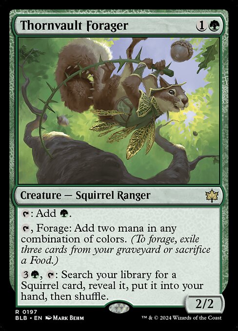 Thornvault Forager // Bloomburrow // BLB 197