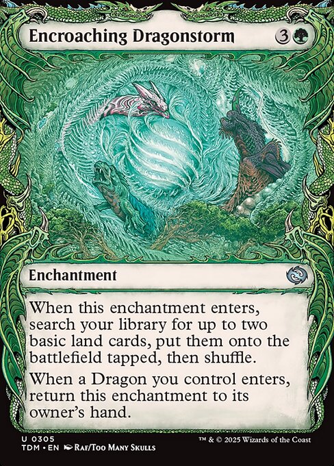 Encroaching Dragonstorm // Tarkir: Dragonstorm // TDM 305