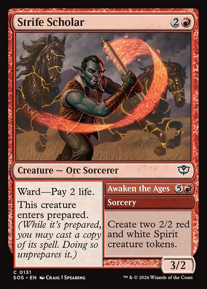 Strife Scholar // Awaken the Ages // Secrets of Strixhaven // SOS 131