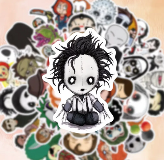50 Horror Villain Stickers