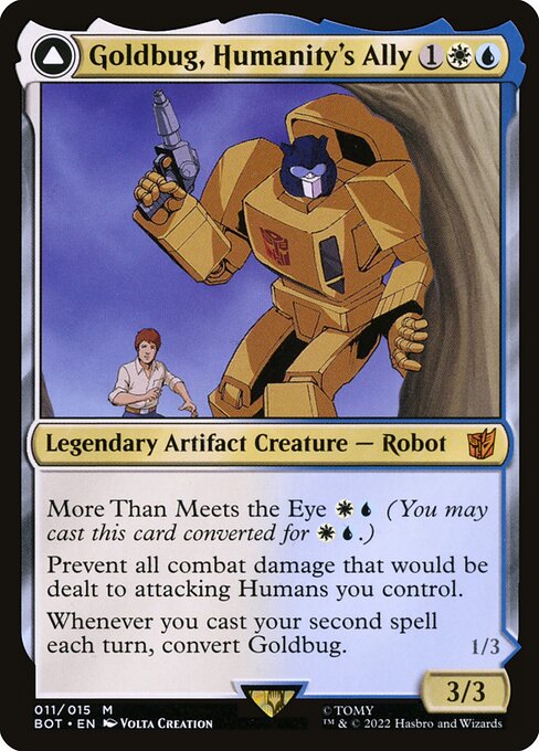 Goldbug, Humanity's Ally // Goldbug, Scrappy Scout // Transformers // BOT 11