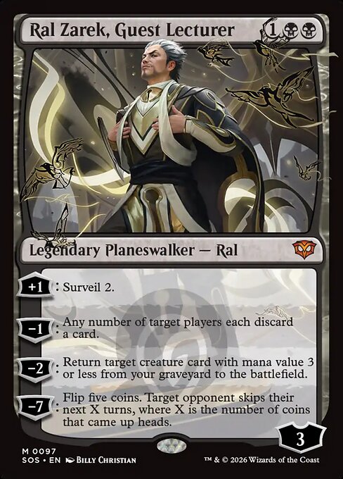 Ral Zarek, Guest Lecturer // Secrets of Strixhaven // SOS 97