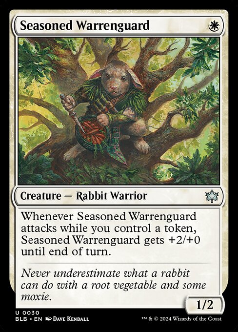 Seasoned Warrenguard // Bloomburrow // BLB 30
